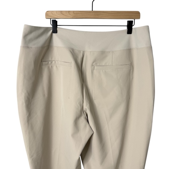 Athleta Endless High Rise Pant Tan Size 18 Travel Commuting Stretch Style 533636 - Picture 6 of 9